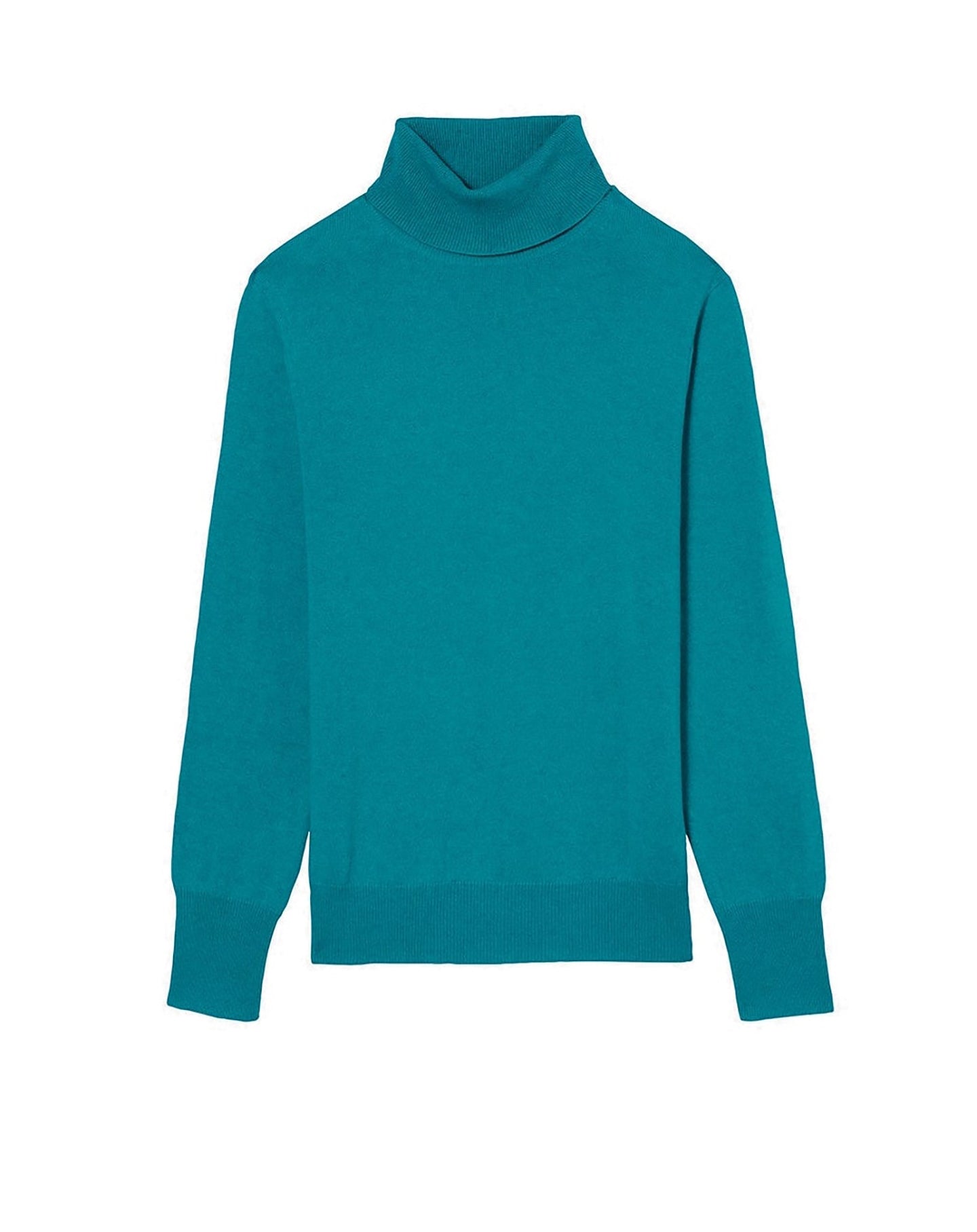 Classic cashmere turtleneck jumper - Yucca