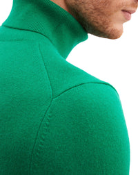 Classic cashmere turtleneck jumper - Peppermint