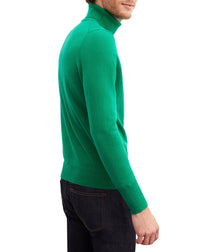 Classic cashmere turtleneck jumper - Peppermint