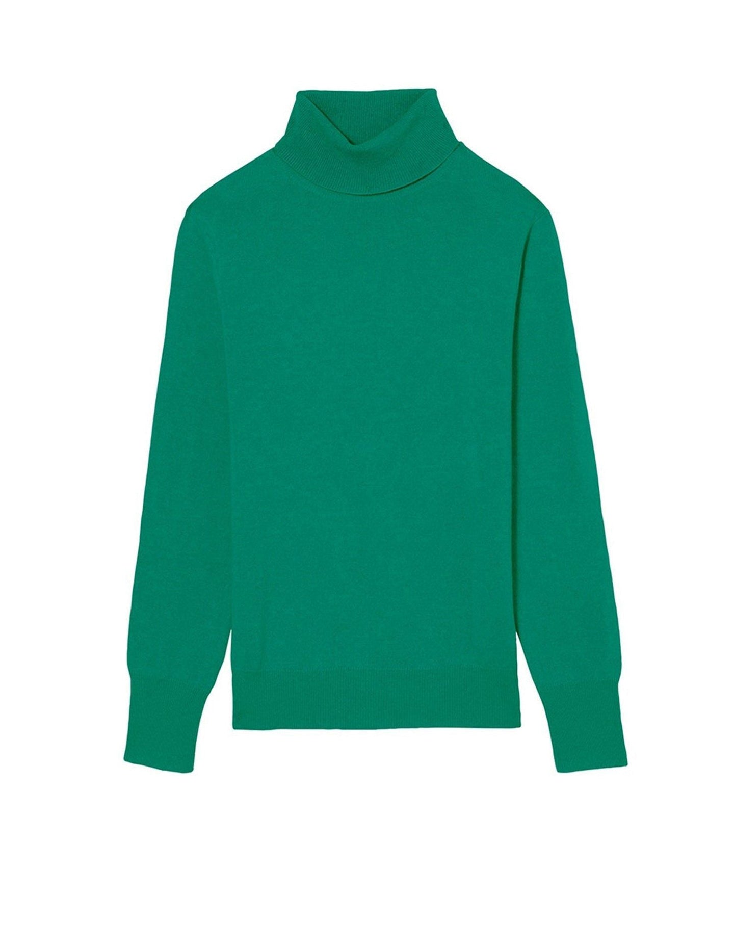 Classic cashmere turtleneck jumper - Peppermint