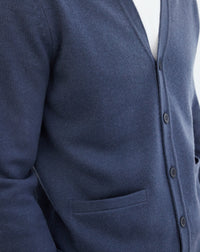 Cashmere cardigan - Cobalt