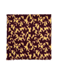 Étole imprimé Ikat Fleurs en cachemire - Brassica