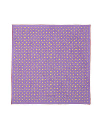 Silk polka dot print square - Glycine