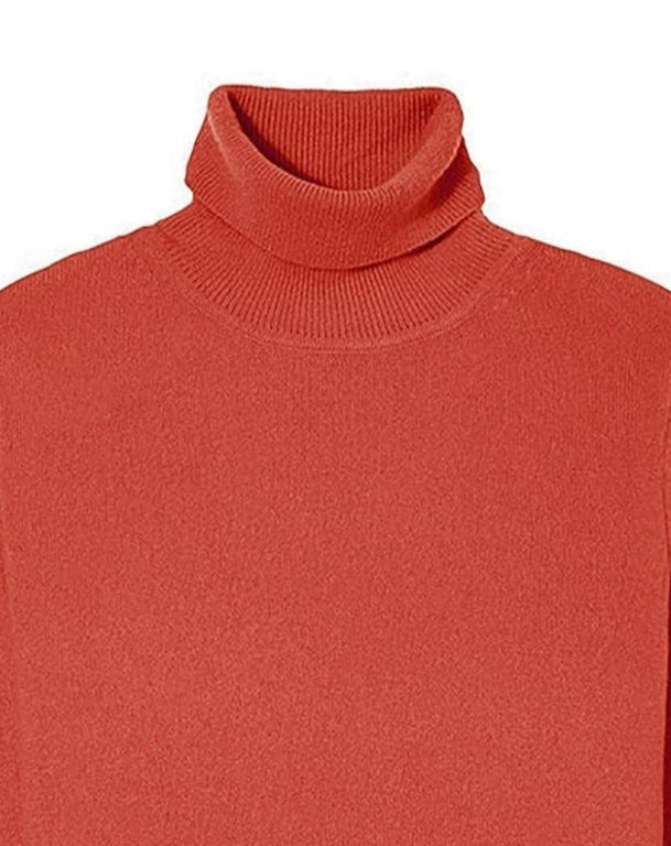 Slim-fit cashmere turtleneck jumper - Sienne