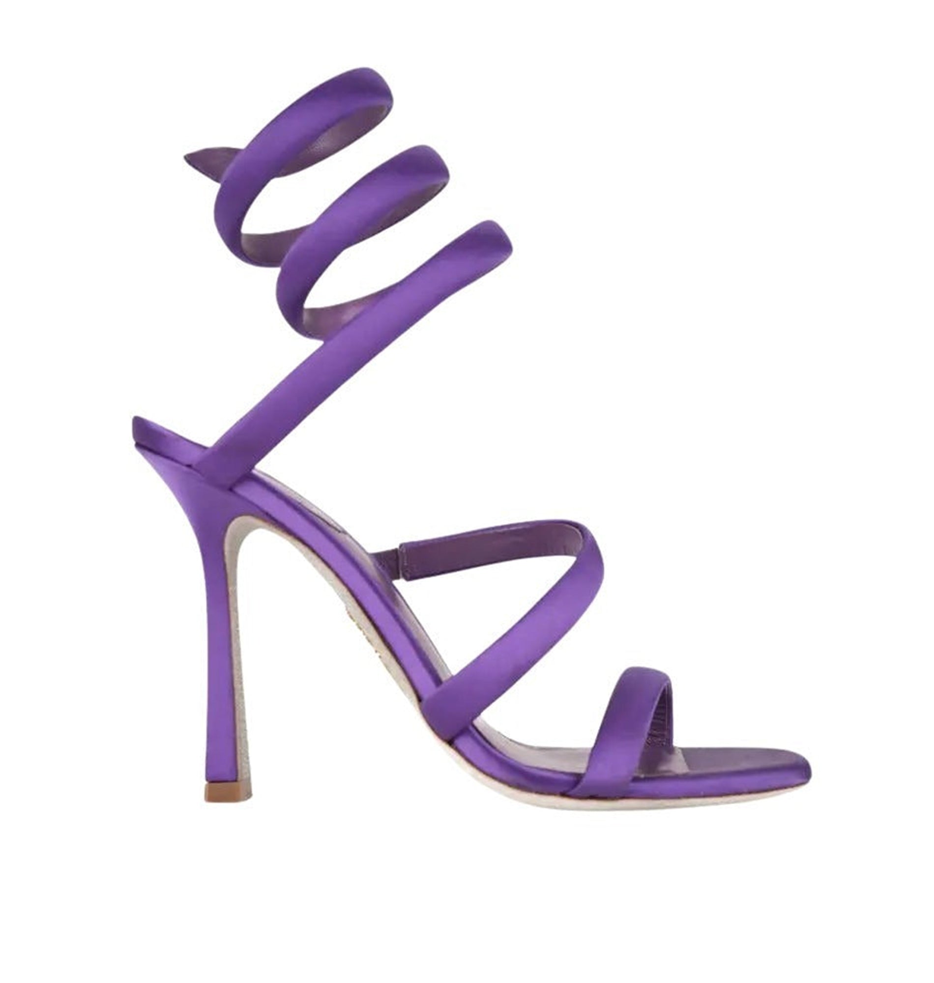 Sandales à talons Cleopatra 105 en satin - Viola