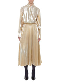 Robe midi Essai en soie - Gilt