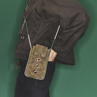 Étui à lunettes Emile en cuir de veau - Papyrus