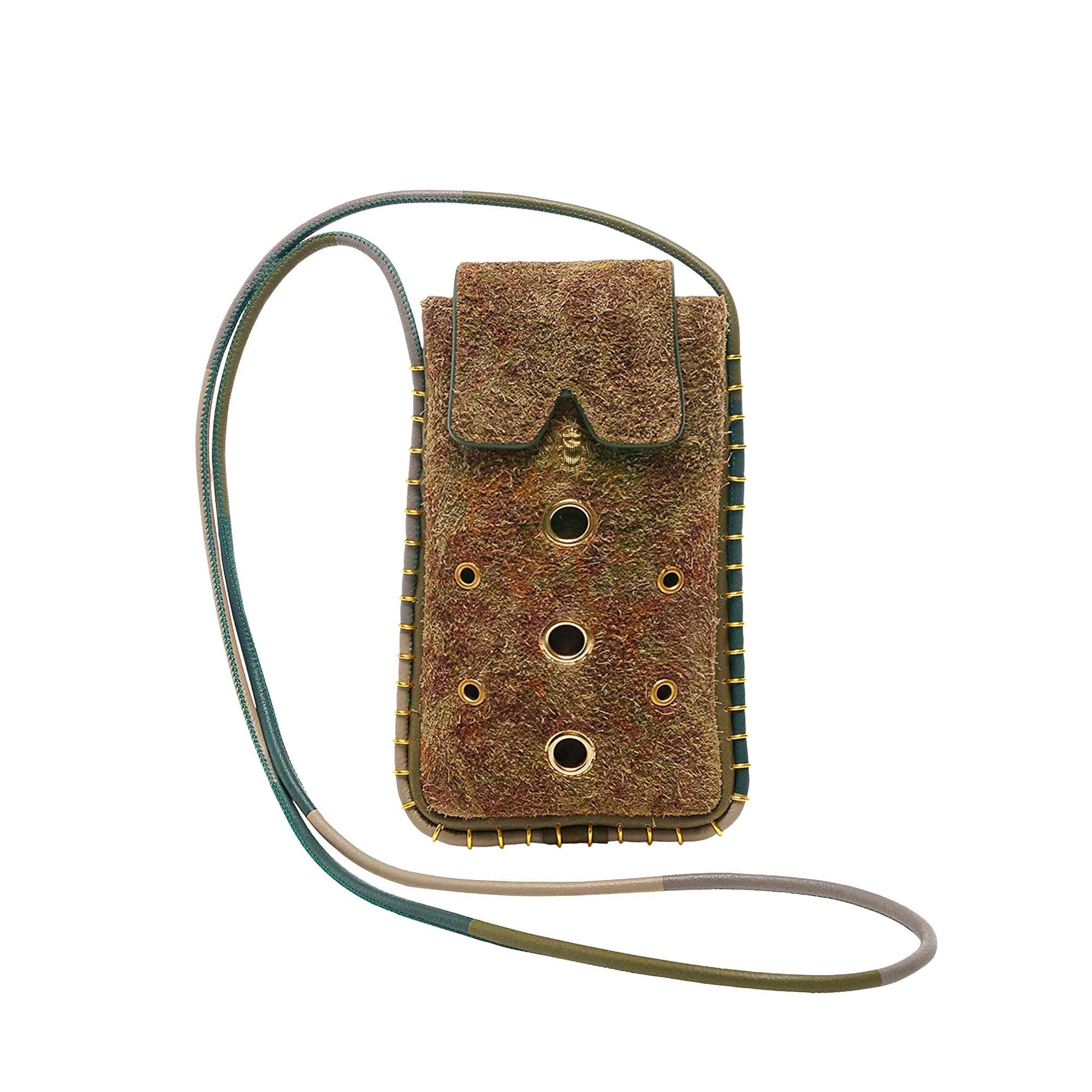 Étui à lunettes Emile en cuir de veau - Papyrus