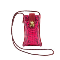 Étui à téléphone Marcus en python - Rose