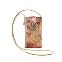 Étui à téléphone Marcus en python - Amphore Argent