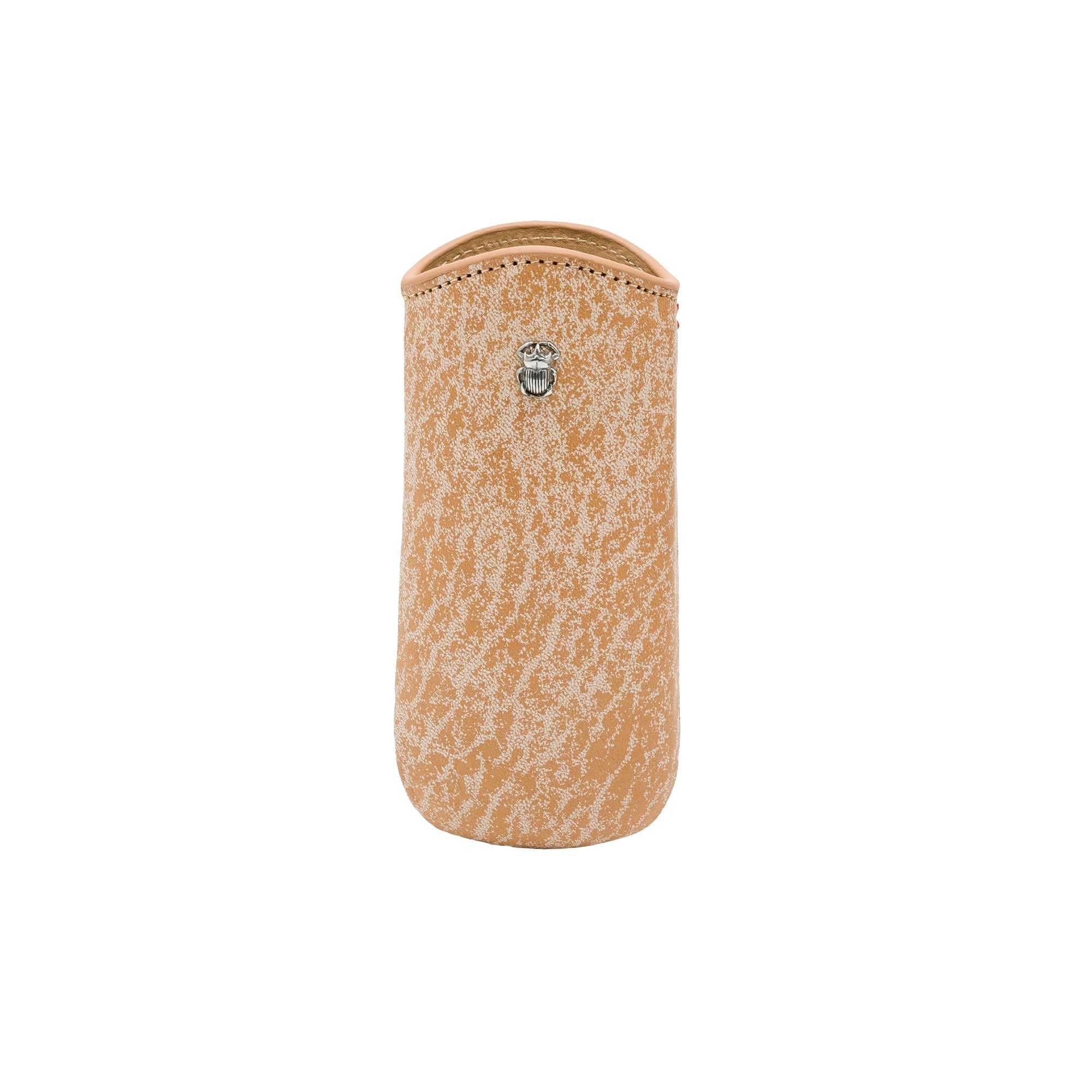 Étui à lunettes Maya en cuir - Sable