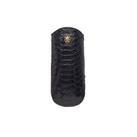 Étui à lunettes Maya en python - Noir