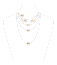 Chaîne plaquée au rhodium - Argent