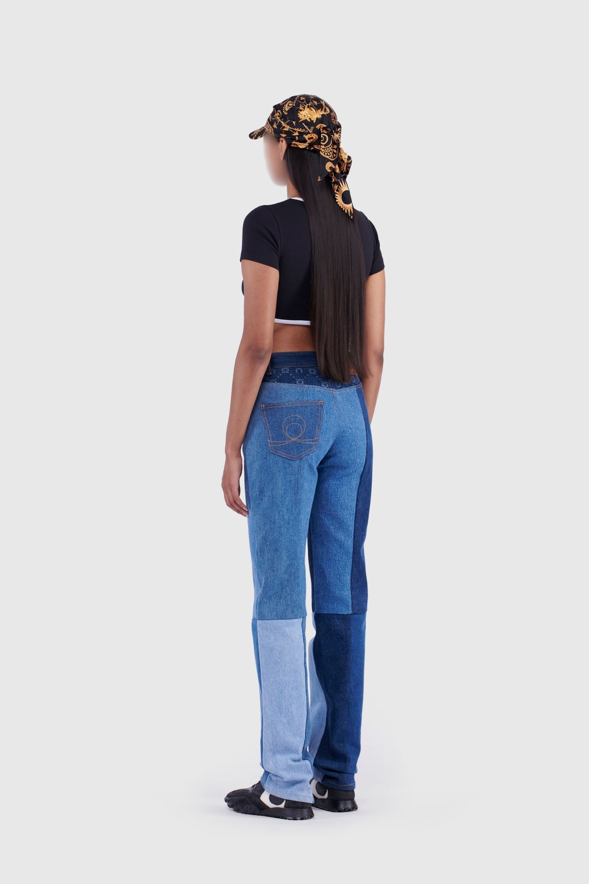 PRIX MARQUE : 250€_Medium Dark Blue Moono Pantalon - Medium Dark Blue Moono