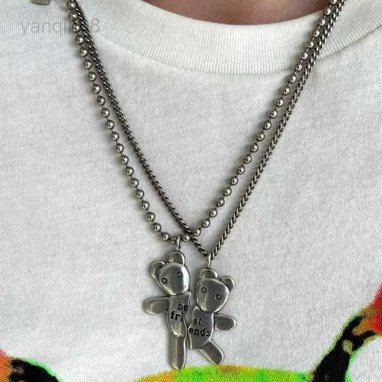 Collier doublé en laiton - Silver
