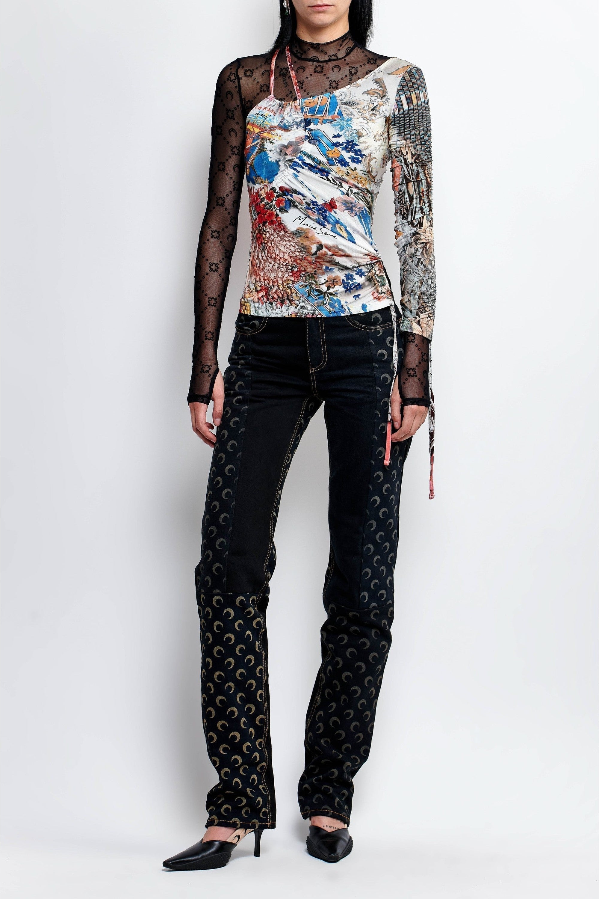 PRIX MARQUE : 170€_Archive Melange Print Top - Archive Melange Print