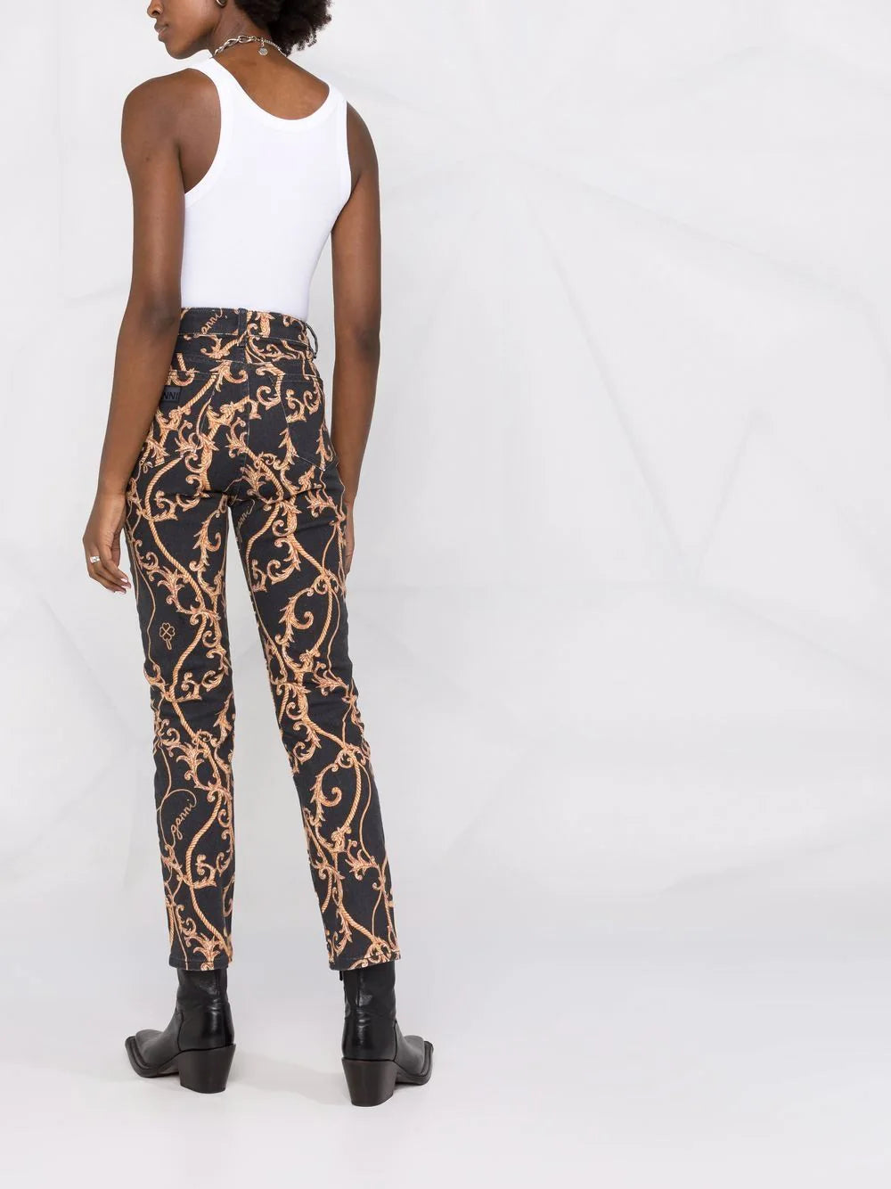 Pantalon court Misy en denim - Black