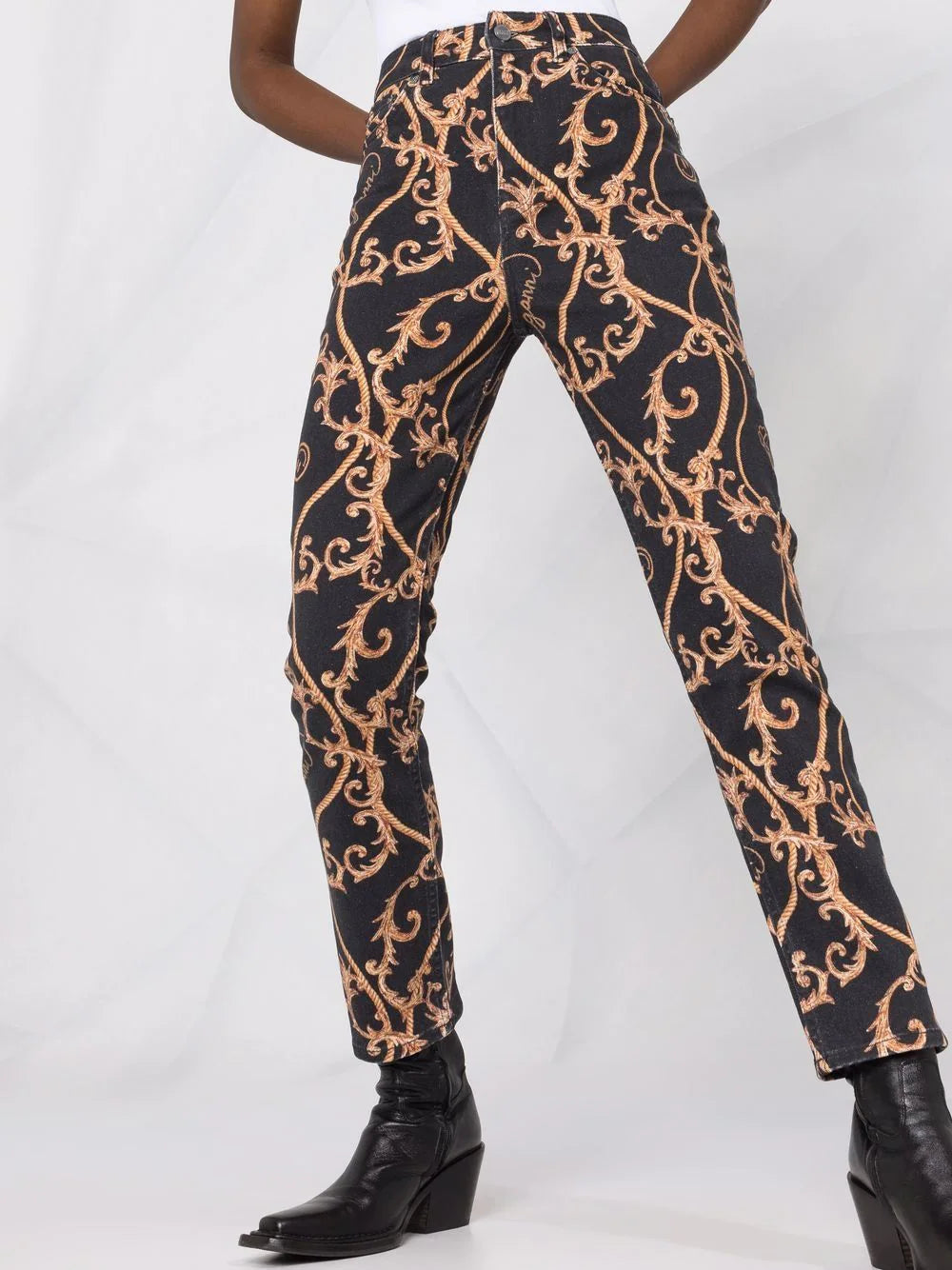 Pantalon court Misy en denim - Black