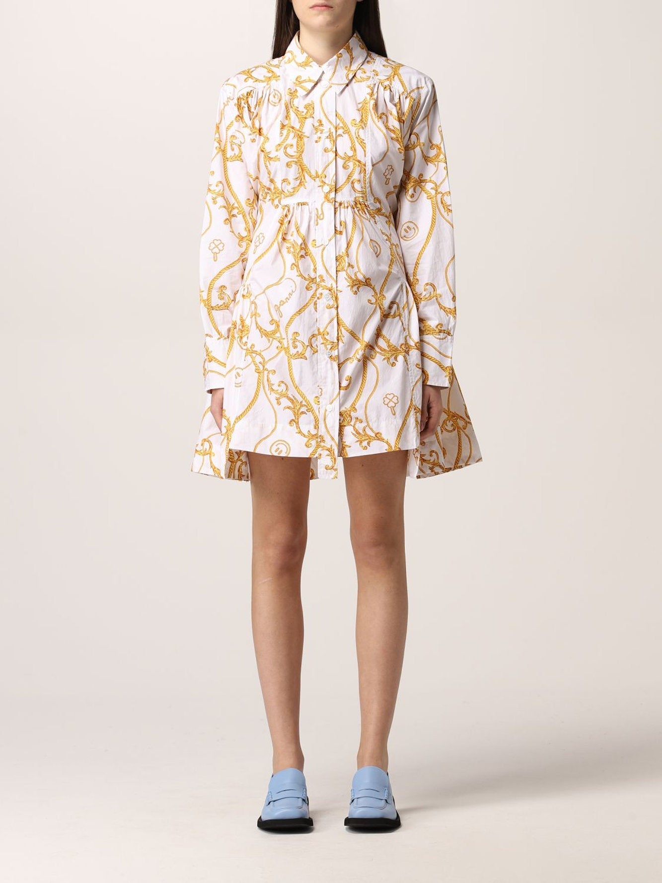 Robe courte décontractée - Egret