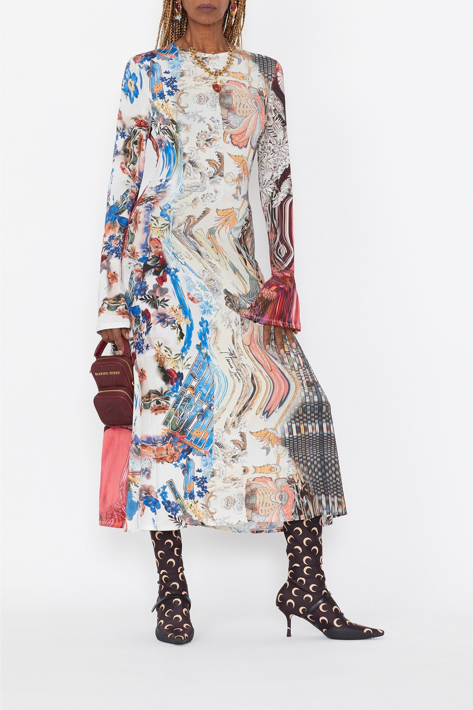 PRIX MARQUE : 120€_Archive Melange Print Robe - Archive Melange Print