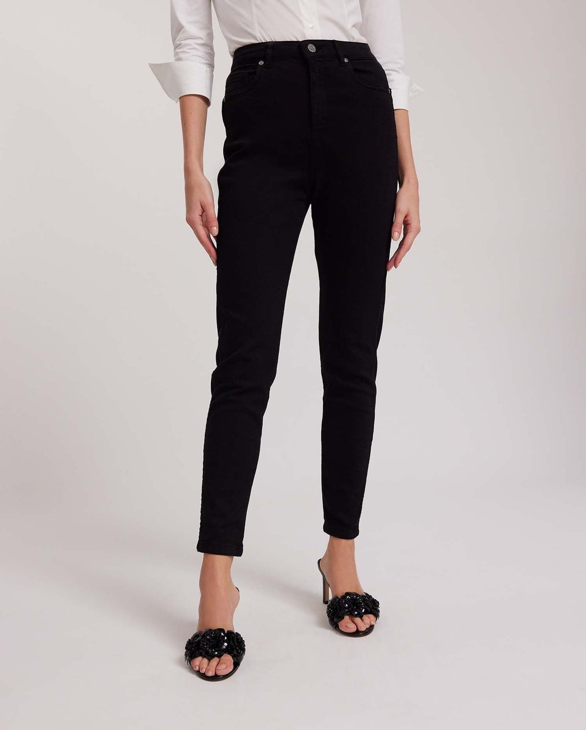 Cotton jeans - Black