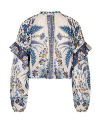 Blouse Ana Tapestry en coton - Bleu