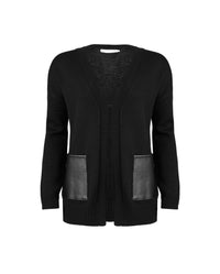 Cardigan Fael en laine - Noir