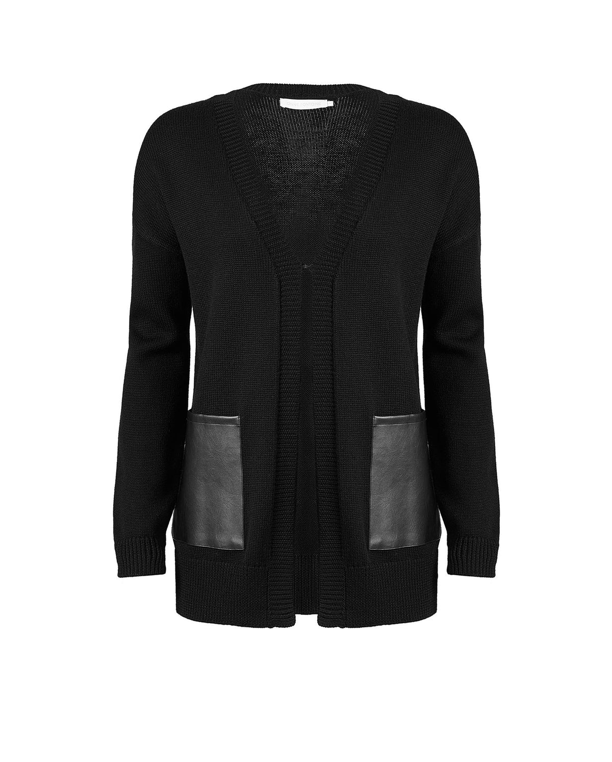 Cardigan Fael en laine - Black