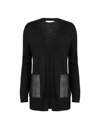 Cardigan Fael en laine - Black