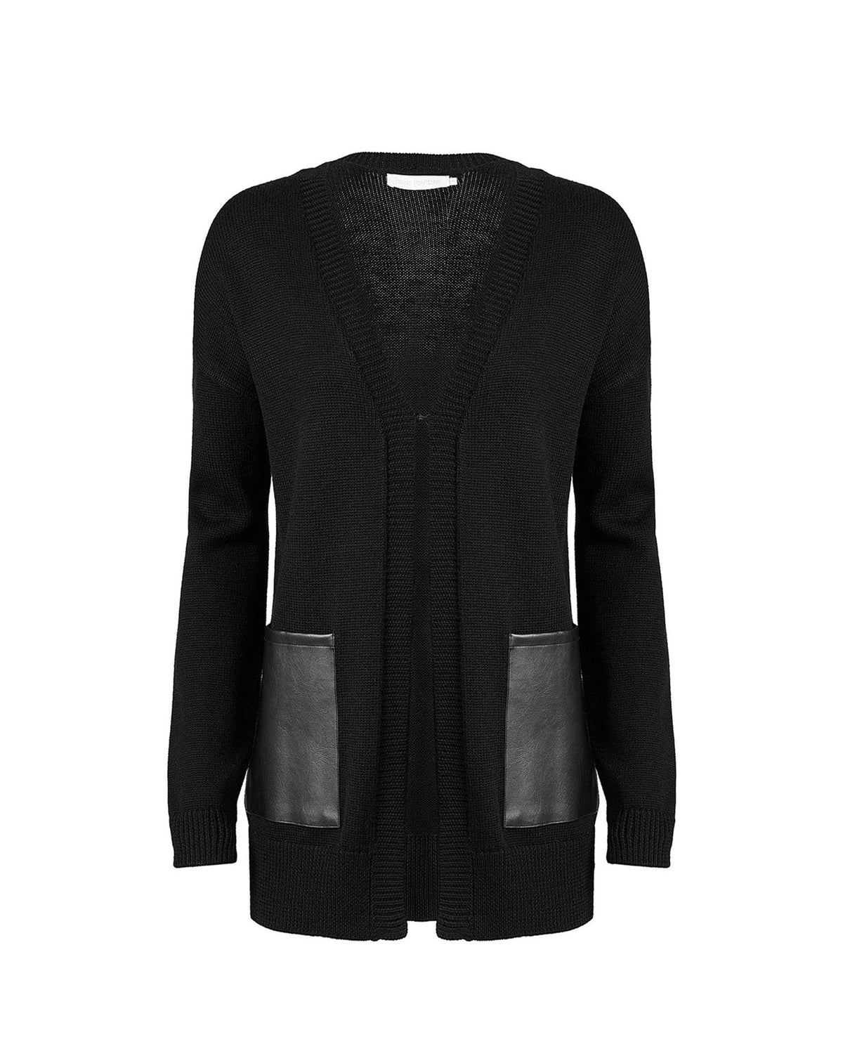 Cardigan Fael en laine - Black