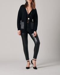 Cardigan Fael en laine - Noir