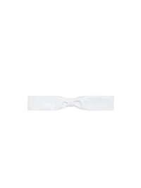 NŒUD PAPILLON EN COTON BIOLOGIQUE - Blanc