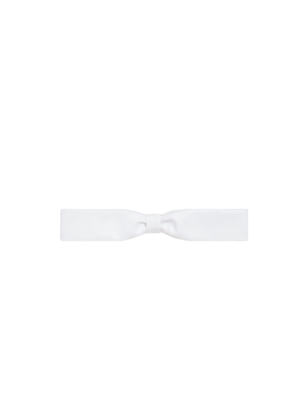 NŒUD PAPILLON EN COTON BIOLOGIQUE - Blanc