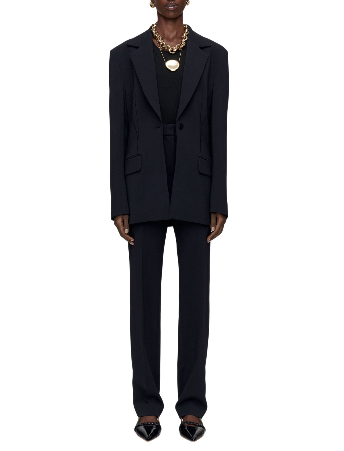 Fallon fitted blazer - Black