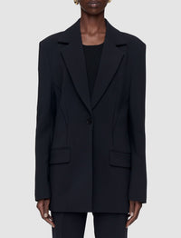 Fallon fitted blazer - Black