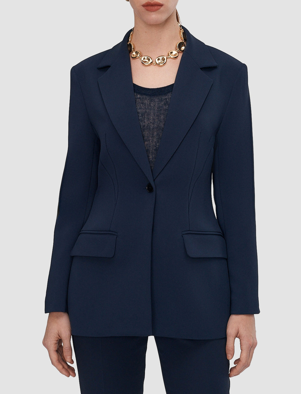 Blazer Fallon ajusté - Indigo