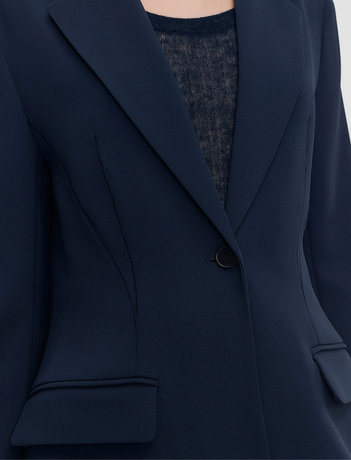 Blazer Fallon ajusté - Indigo