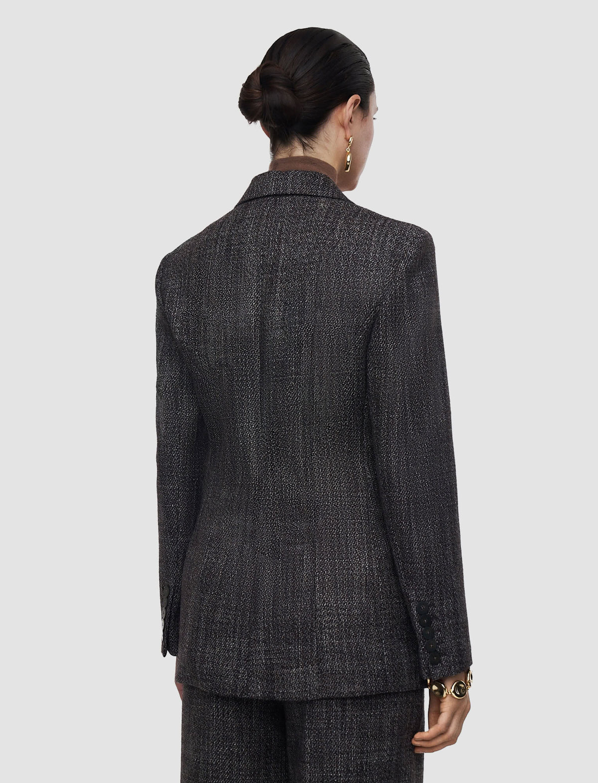 Fallon wool blazer - Cocoa