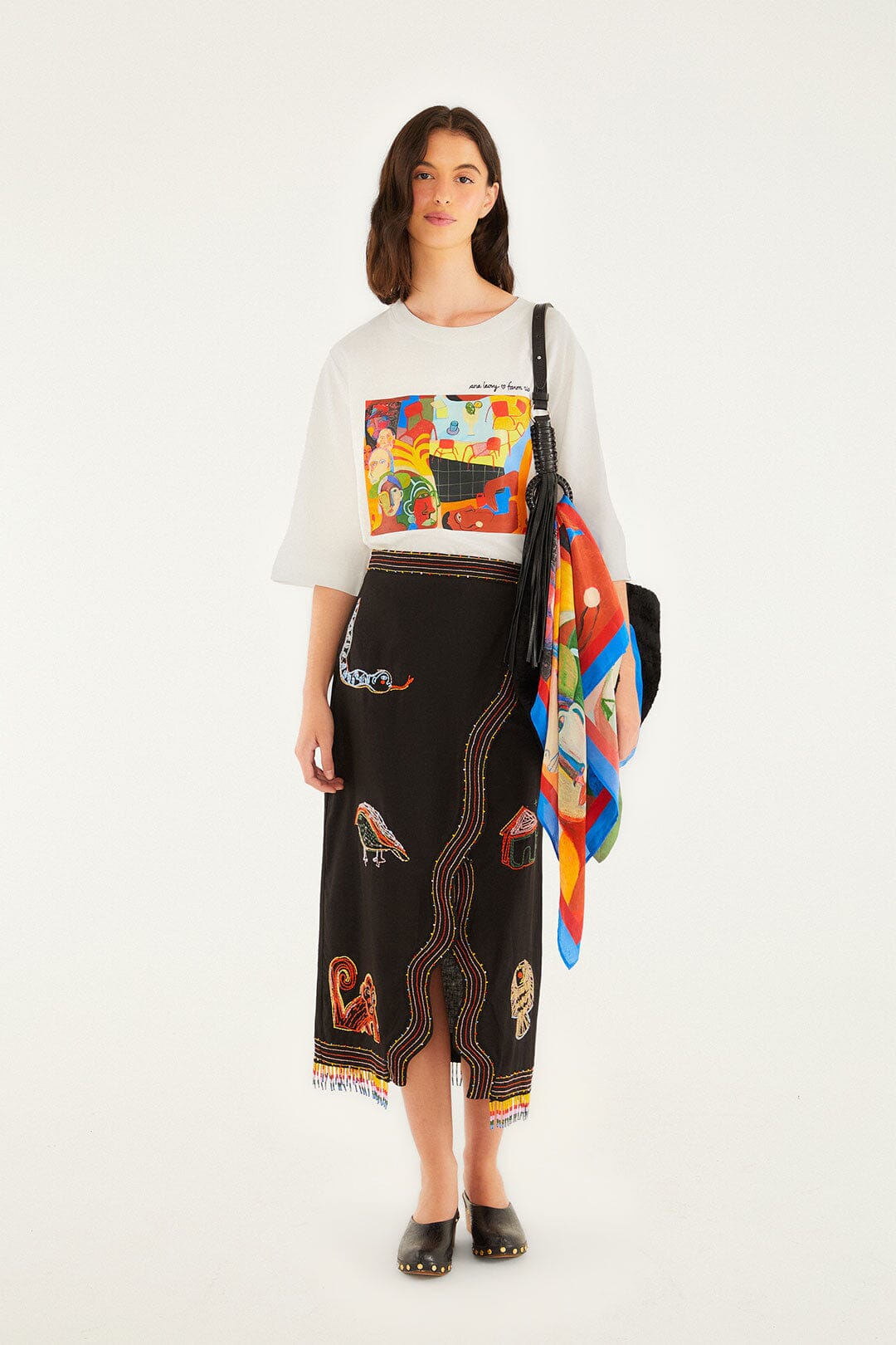 DIFFUSELY_Off White T-shirt - Off White