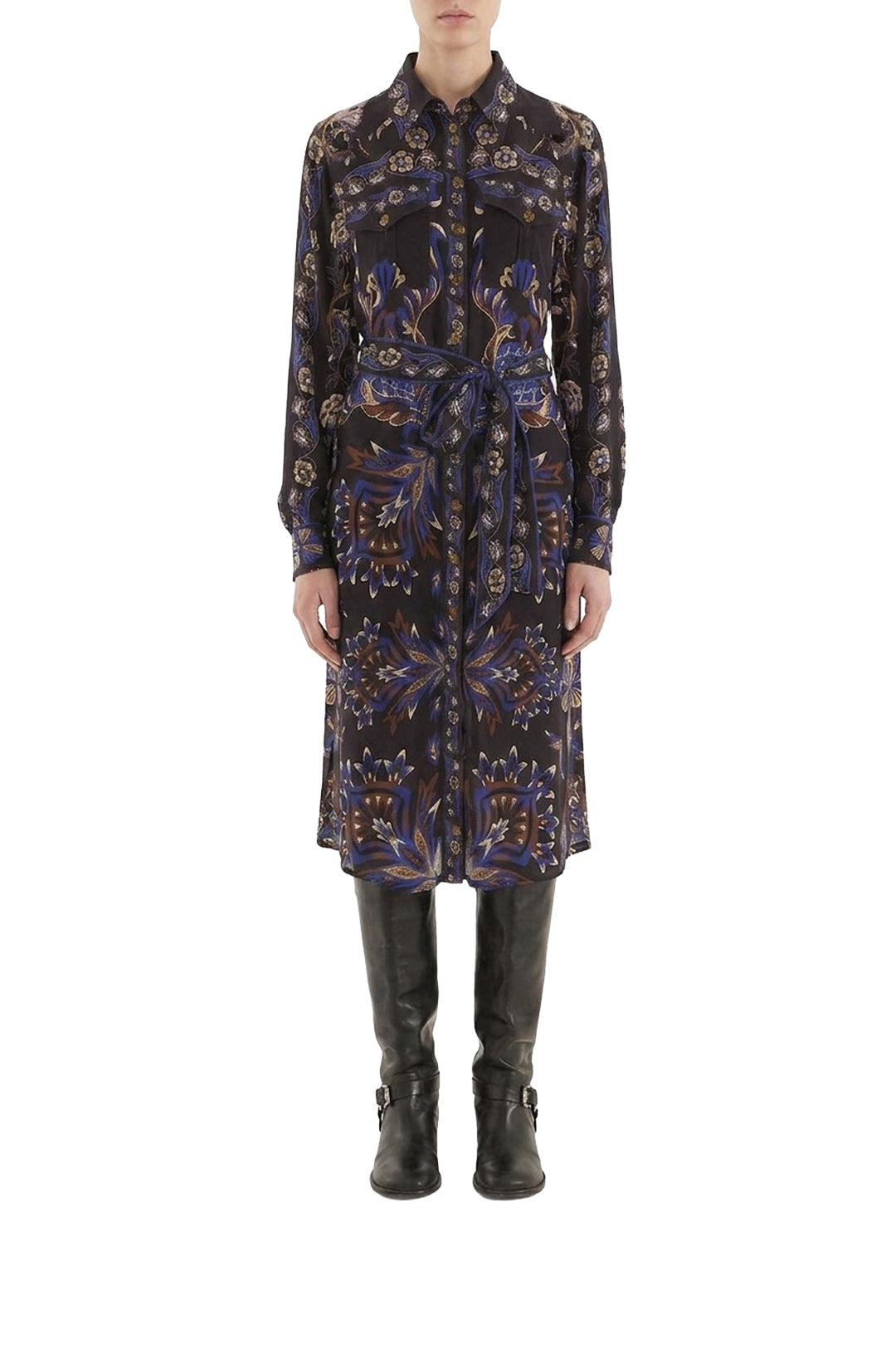 Arabesc Midi Dress - Black