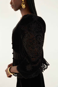 Blouse Artichoke Heart - Noir