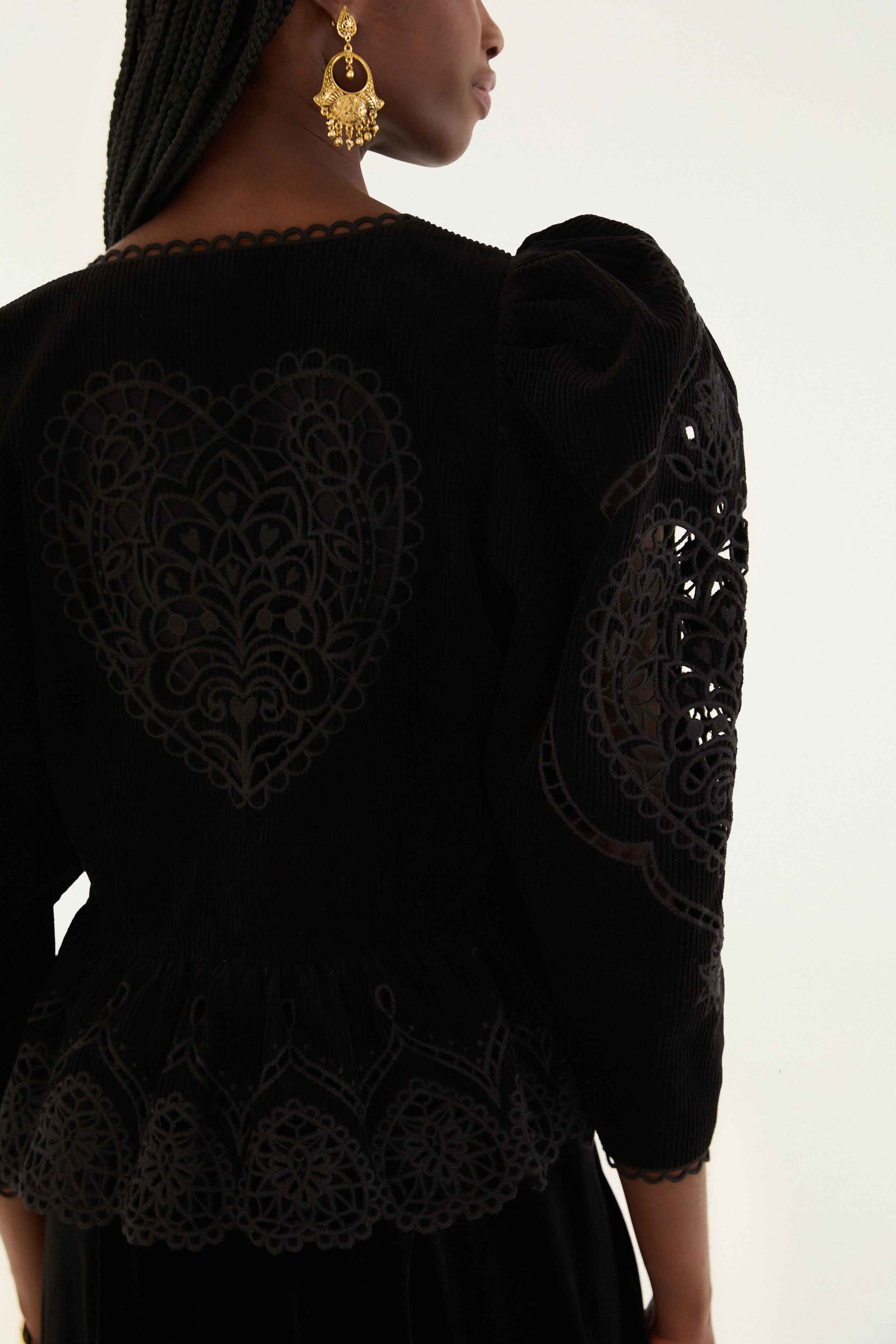Blouse Artichoke Heart - Noir