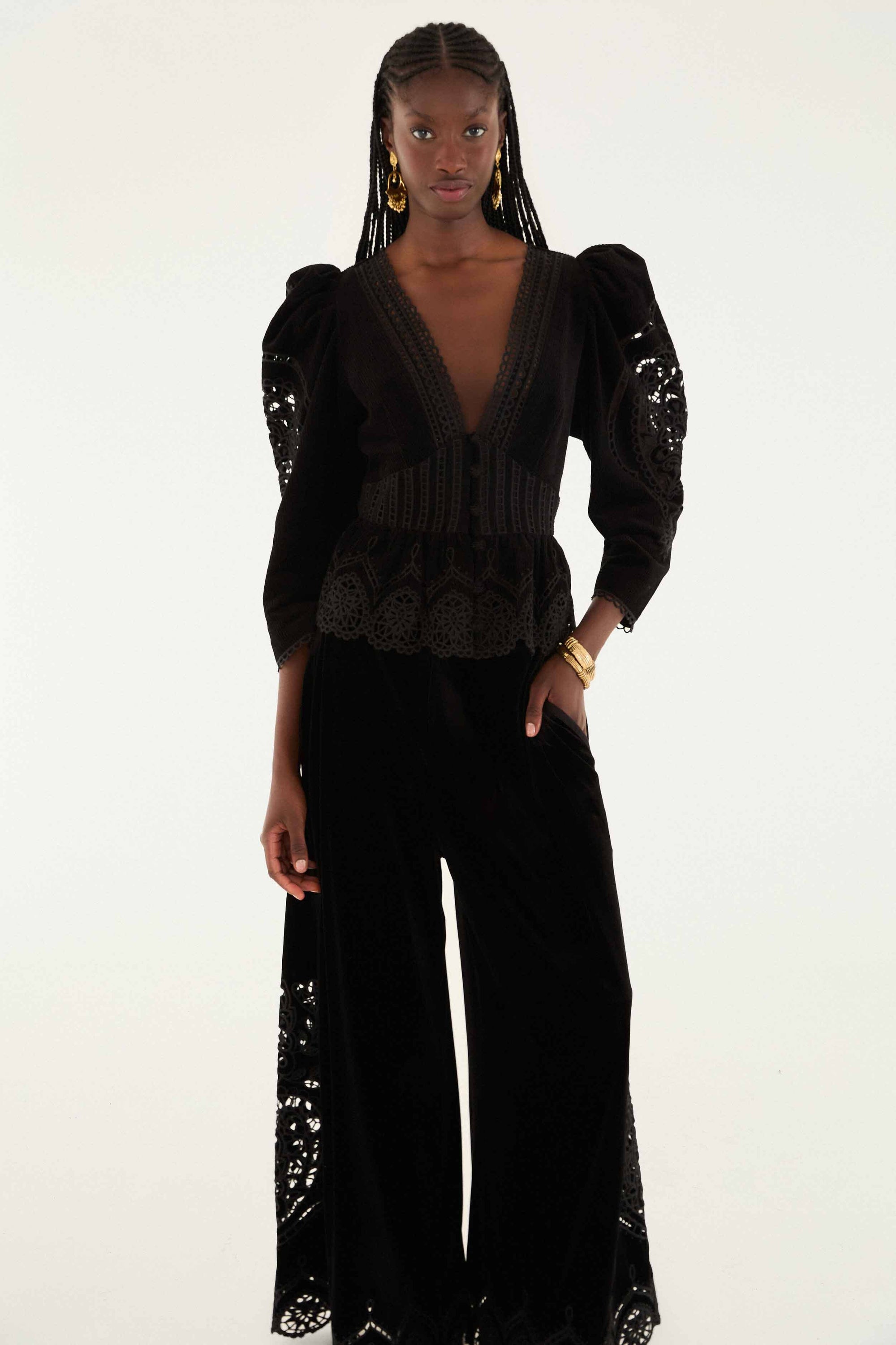 Black Pantalon - Black