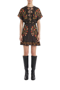BADVIEW_NEW_Berry Garden Black Robe courte - Berry Garden Black