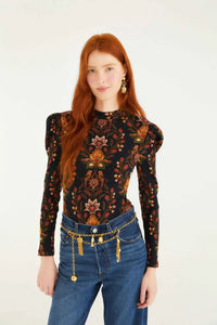 CHECK VUE_Berry Garden Black Body - Berry Garden Black