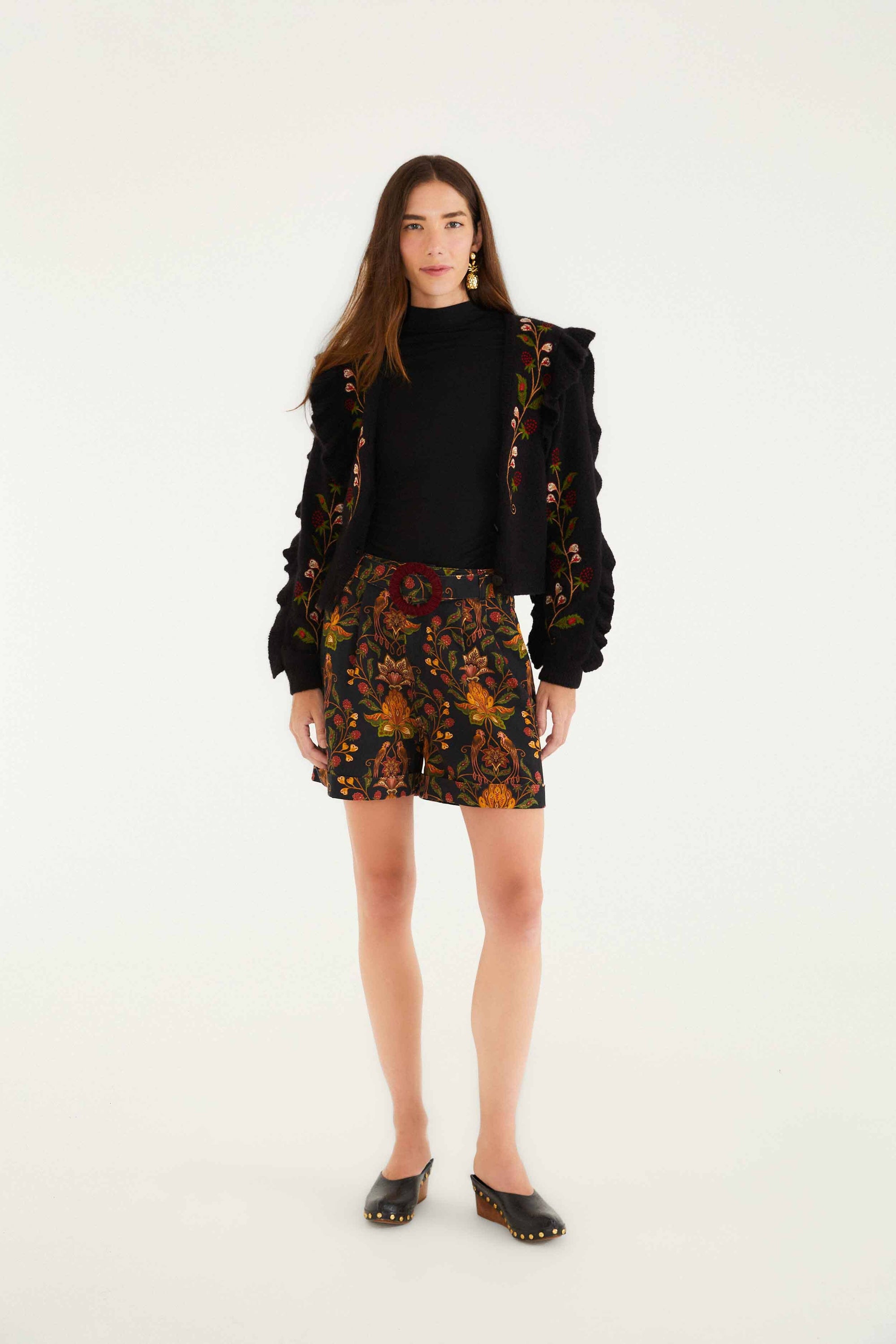 Berry Garden Black Short - Berry Garden Black
