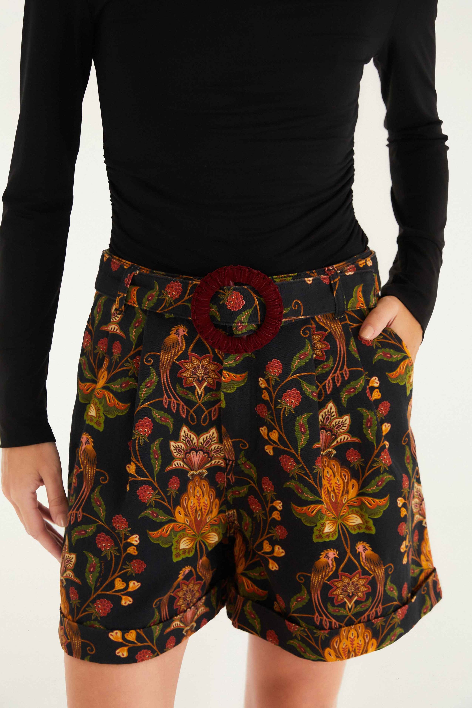 Berry Garden Black Short - Berry Garden Black