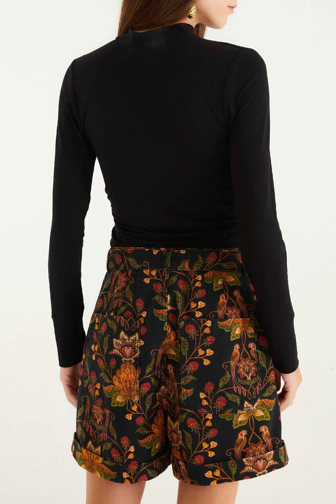 Berry Garden Shorts - Black