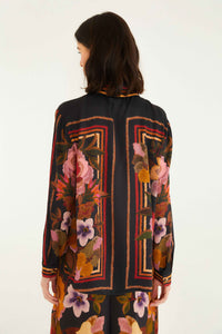 Flowers Black Chemise - Flowers Black