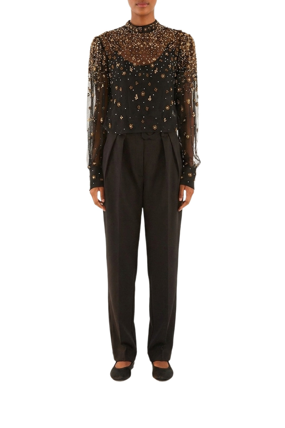 BADVIEW_NEW_Black Blouse - Black